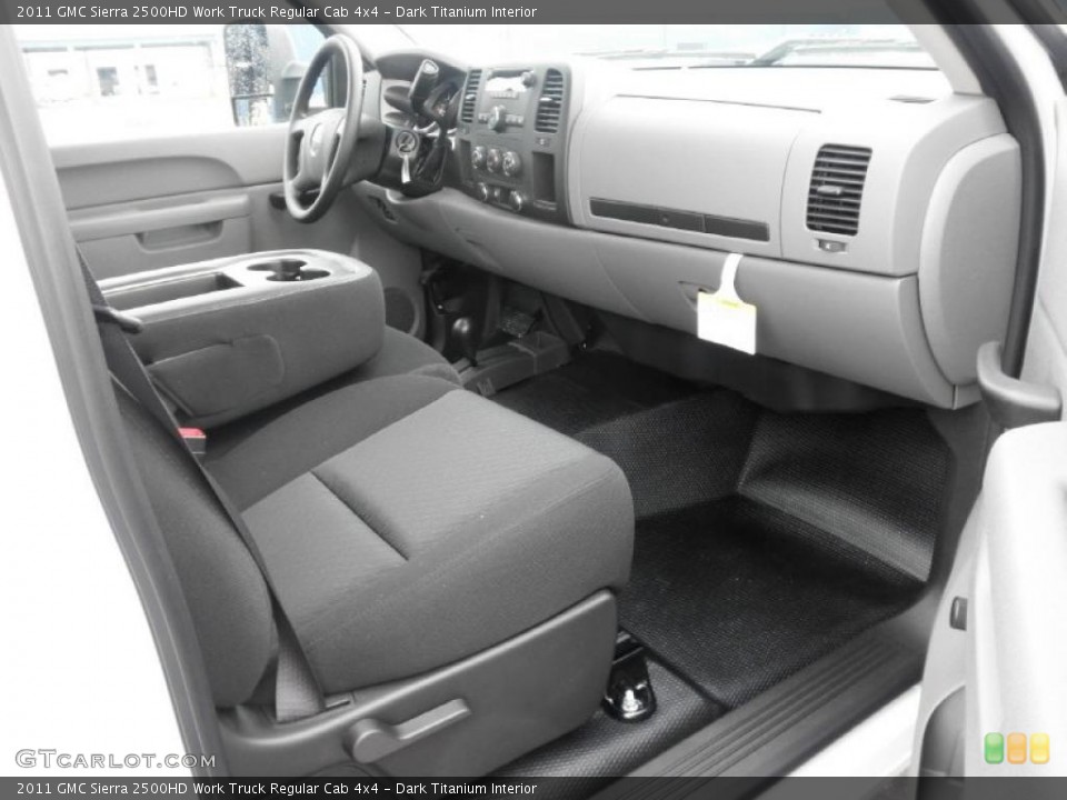 Dark Titanium Interior Photo for the 2011 GMC Sierra 2500HD Work Truck Regular Cab 4x4 #49293236