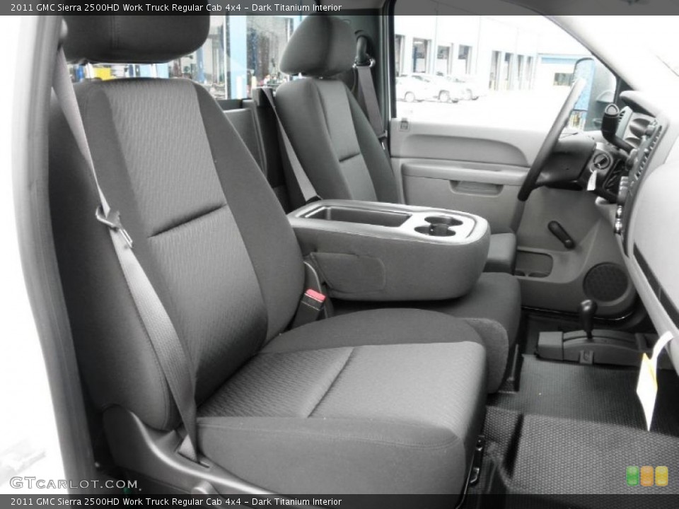 Dark Titanium Interior Photo for the 2011 GMC Sierra 2500HD Work Truck Regular Cab 4x4 #49293248