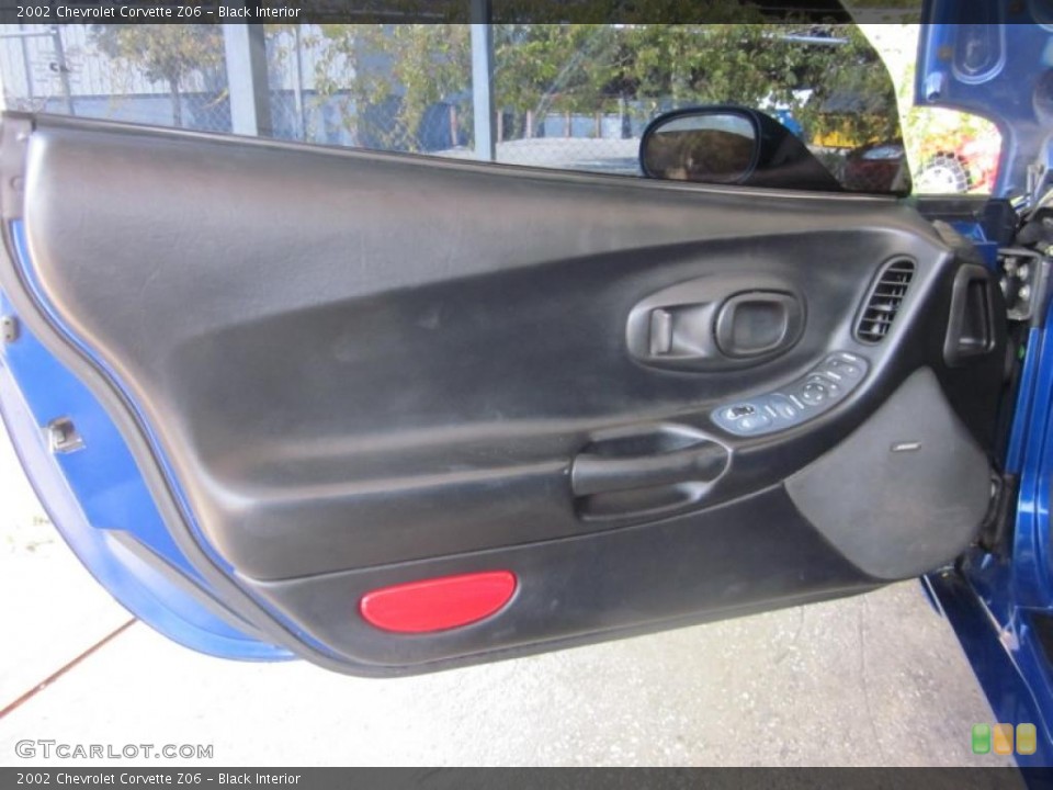 Black Interior Door Panel for the 2002 Chevrolet Corvette Z06 #49294691