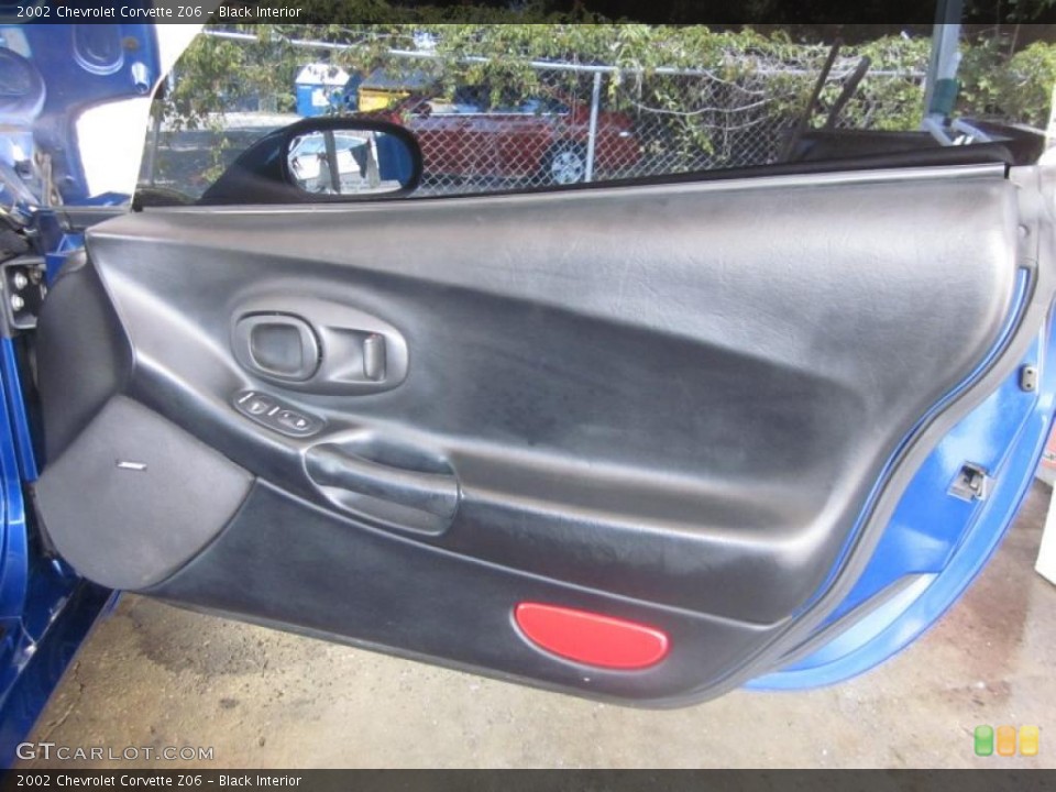 Black Interior Door Panel for the 2002 Chevrolet Corvette Z06 #49294694