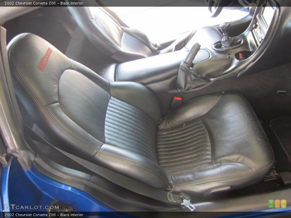 Black Interior Photo for the 2002 Chevrolet Corvette Z06 #49294706