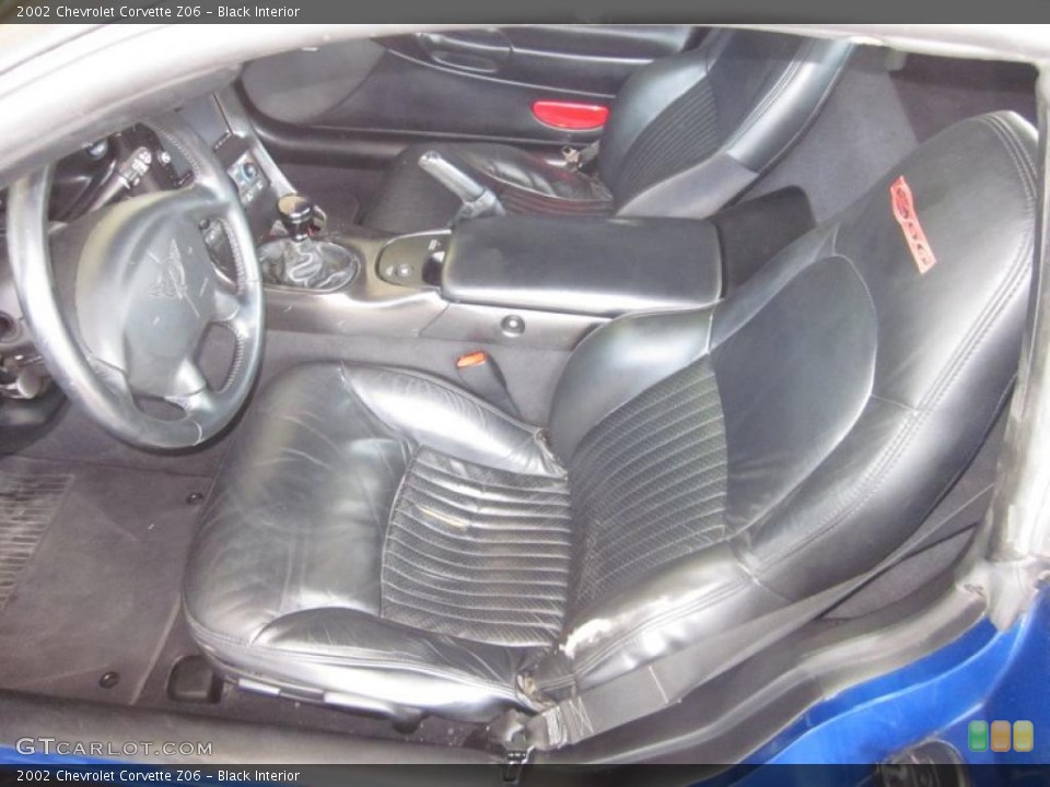 Black Interior Photo for the 2002 Chevrolet Corvette Z06 #49294718