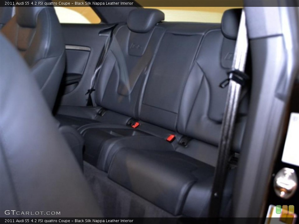 Black Silk Nappa Leather Interior Photo for the 2011 Audi S5 4.2 FSI quattro Coupe #49301688