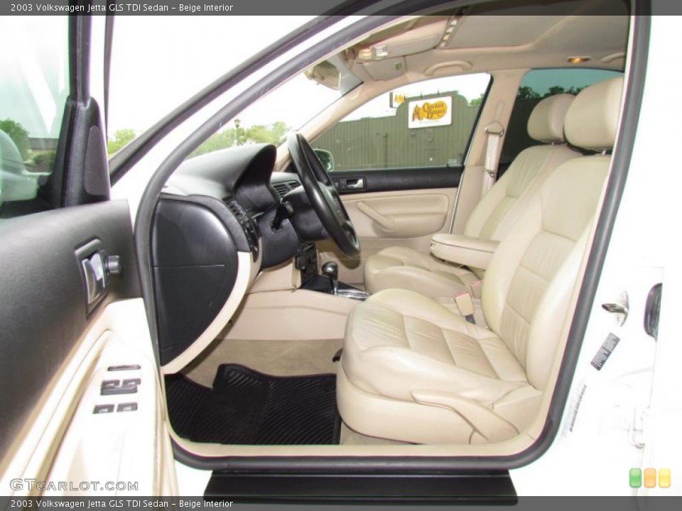 Beige Interior Photo for the 2003 Volkswagen Jetta GLS TDI Sedan #49302294