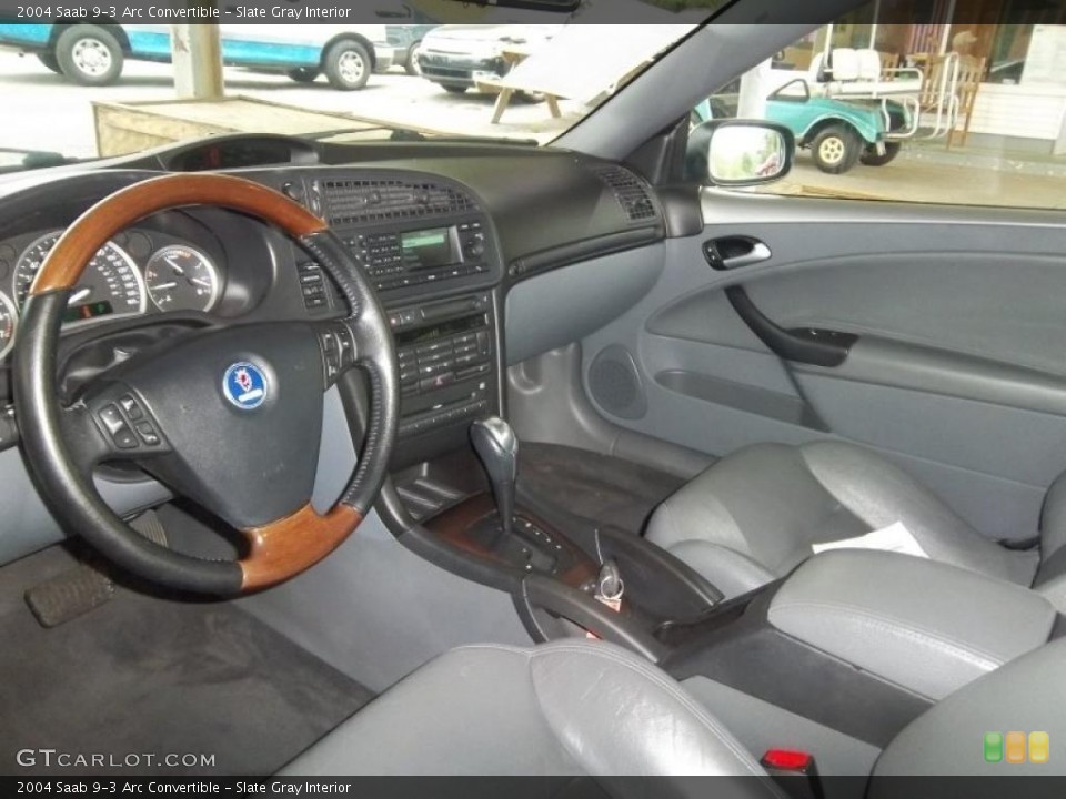 Slate Gray Interior Photo for the 2004 Saab 9-3 Arc Convertible #49303743