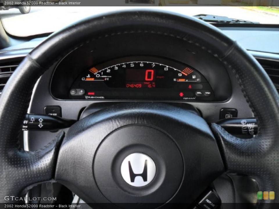 Black Interior Steering Wheel for the 2002 Honda S2000 Roadster #49303785