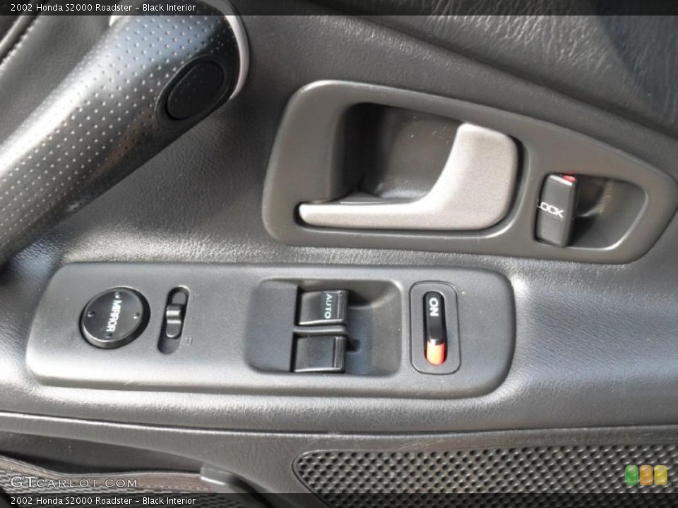 Black Interior Controls for the 2002 Honda S2000 Roadster #49303845