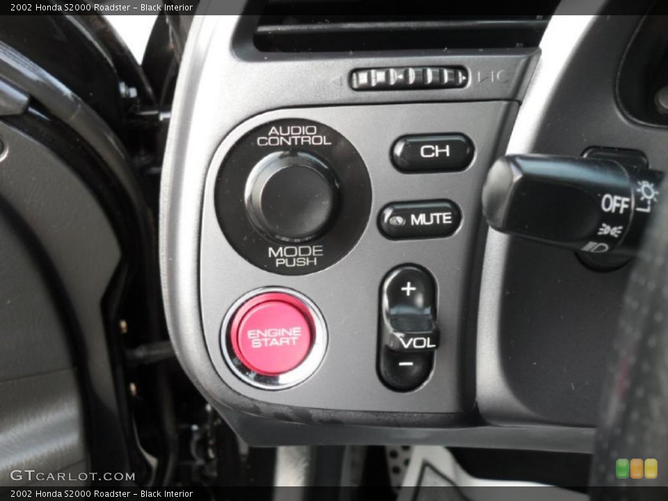 Black Interior Controls for the 2002 Honda S2000 Roadster #49303860