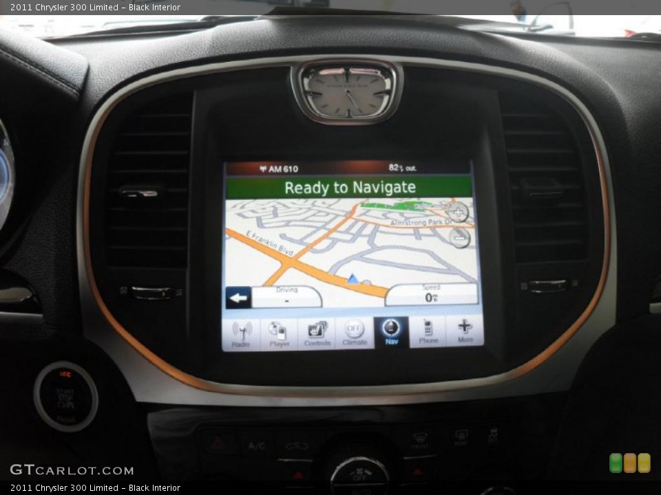 Black Interior Navigation for the 2011 Chrysler 300 Limited #49304475