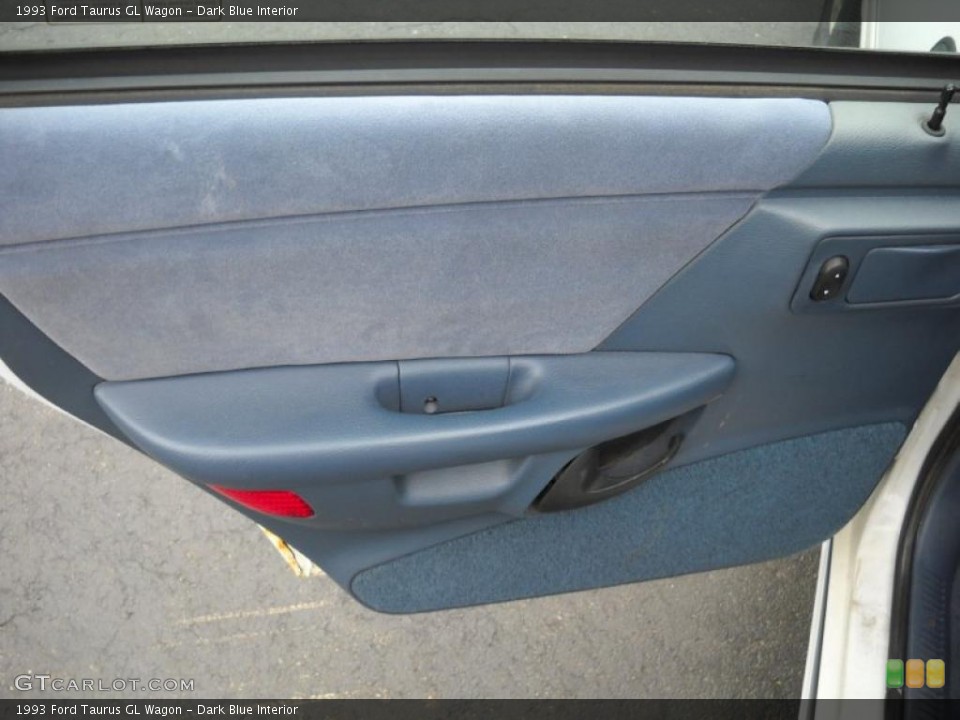 Dark Blue Interior Door Panel for the 1993 Ford Taurus GL Wagon #49305180
