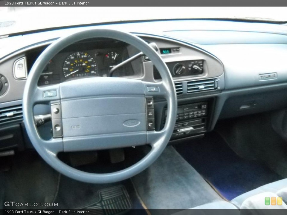 Dark Blue Interior Dashboard for the 1993 Ford Taurus GL Wagon #49305195