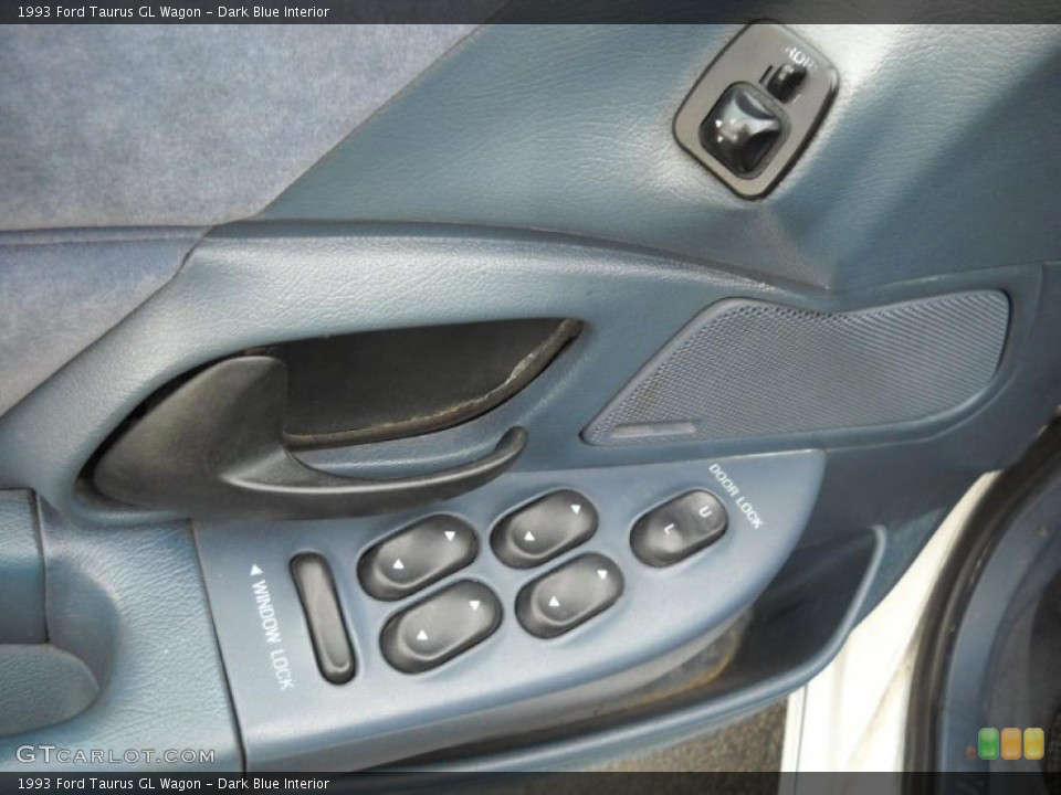 Dark Blue Interior Controls for the 1993 Ford Taurus GL Wagon #49305234