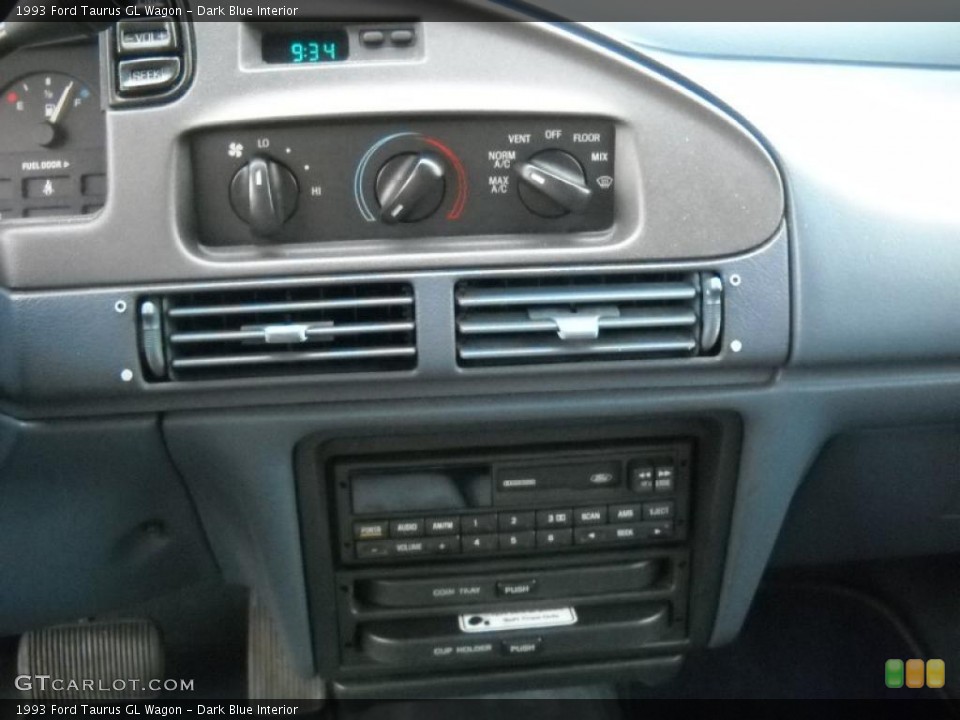 Dark Blue Interior Controls for the 1993 Ford Taurus GL Wagon #49305249