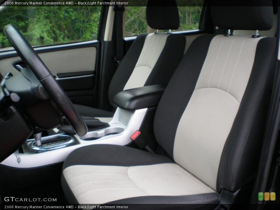 Black/Light Parchment Interior Photo for the 2006 Mercury Mariner Convenience 4WD #49305477