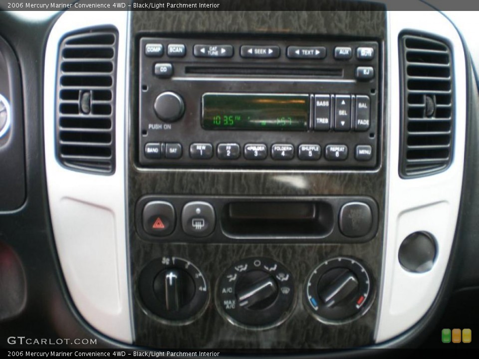 Black/Light Parchment Interior Controls for the 2006 Mercury Mariner Convenience 4WD #49305507