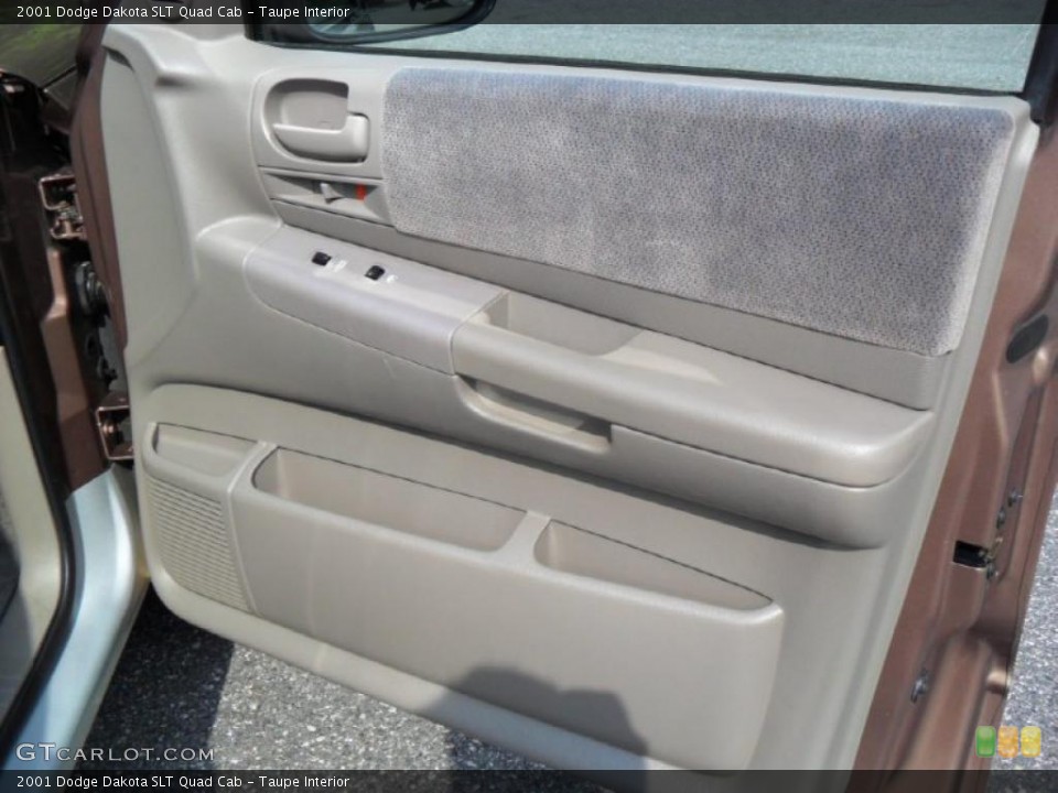 Taupe Interior Door Panel for the 2001 Dodge Dakota SLT Quad Cab #49305642