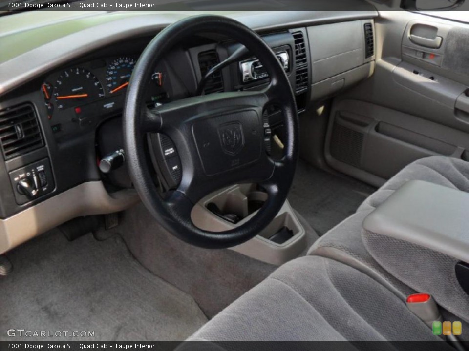 Taupe Interior Photo for the 2001 Dodge Dakota SLT Quad Cab #49305699