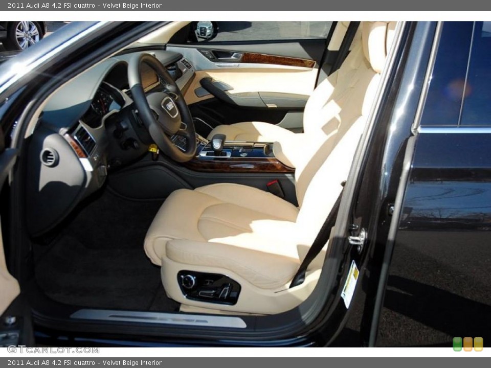 Velvet Beige Interior Photo for the 2011 Audi A8 4.2 FSI quattro #49306383