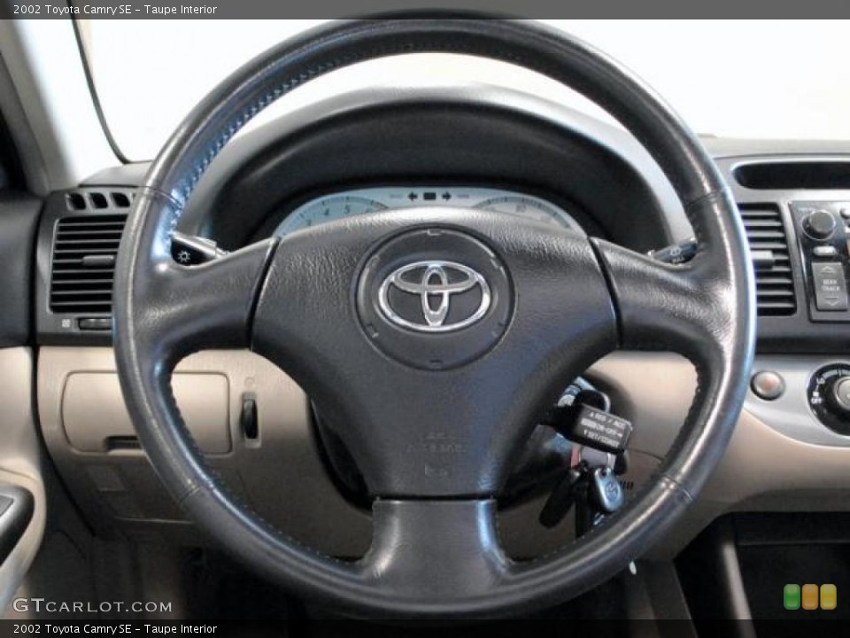 Taupe Interior Steering Wheel for the 2002 Toyota Camry SE #49306515