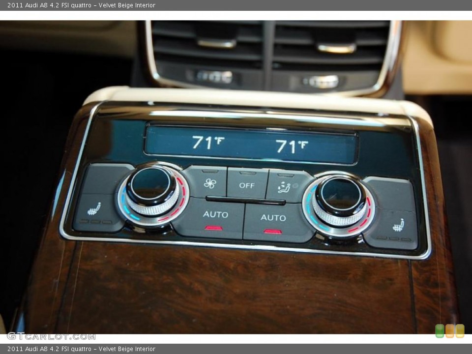 Velvet Beige Interior Controls for the 2011 Audi A8 4.2 FSI quattro #49306593