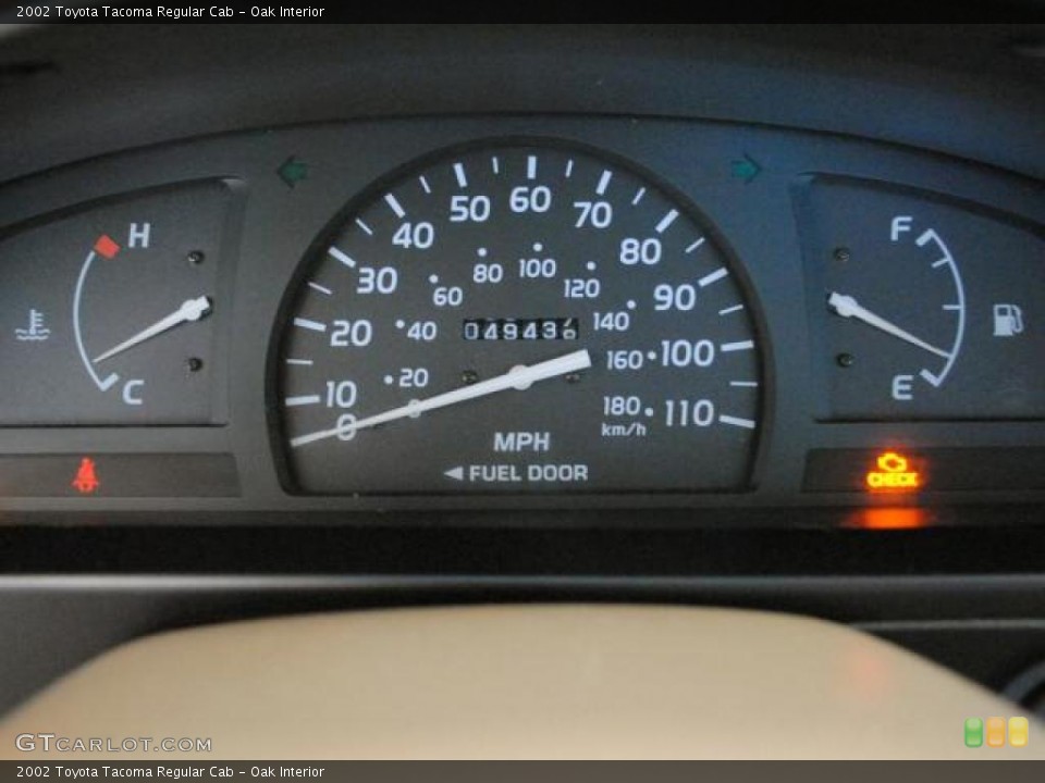 Oak Interior Gauges for the 2002 Toyota Tacoma Regular Cab #49307397