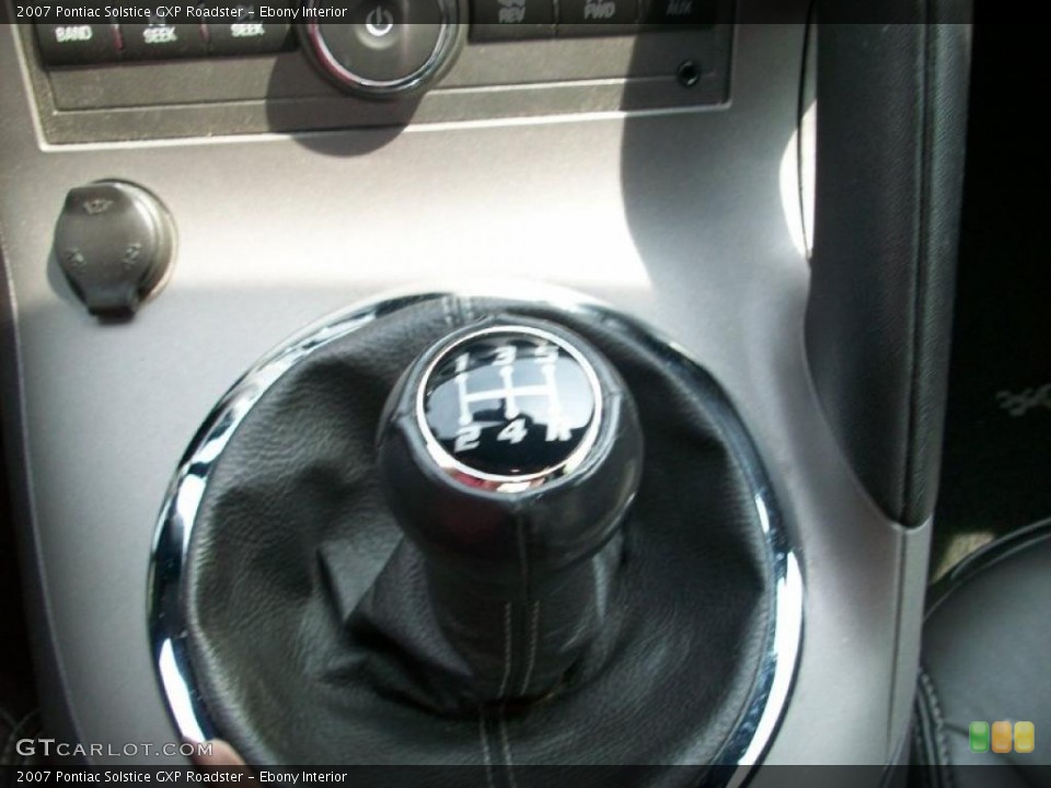 Ebony Interior Transmission for the 2007 Pontiac Solstice GXP Roadster #49307629
