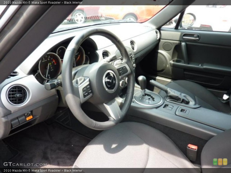 Black Interior Photo for the 2010 Mazda MX-5 Miata Sport Roadster #49307862