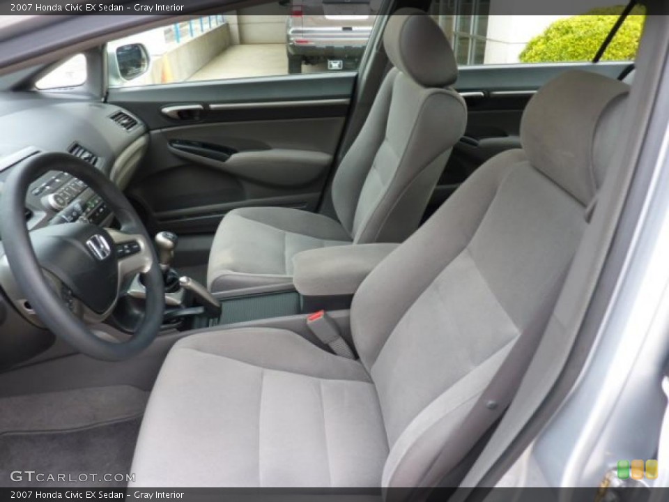 Gray Interior Photo for the 2007 Honda Civic EX Sedan #49308018