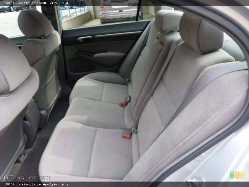 Gray Interior Photo for the 2007 Honda Civic EX Sedan #49308033