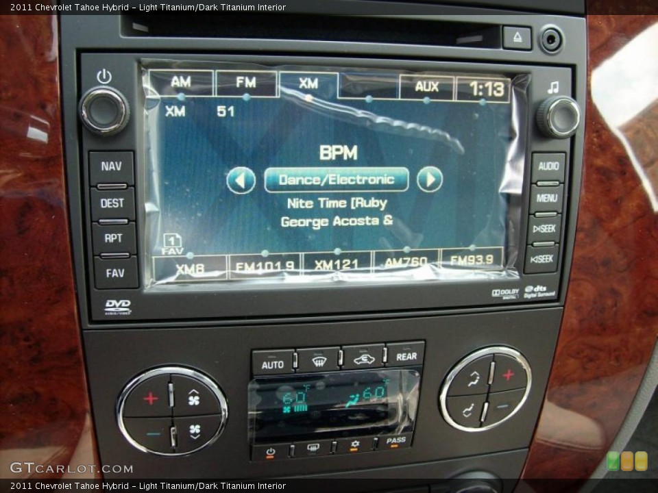 Light Titanium/Dark Titanium Interior Controls for the 2011 Chevrolet Tahoe Hybrid #49308600