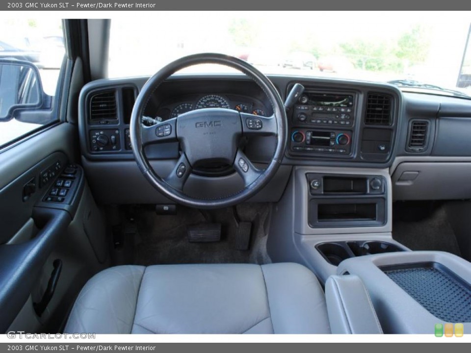 Pewter/Dark Pewter Interior Dashboard for the 2003 GMC Yukon SLT #49311006