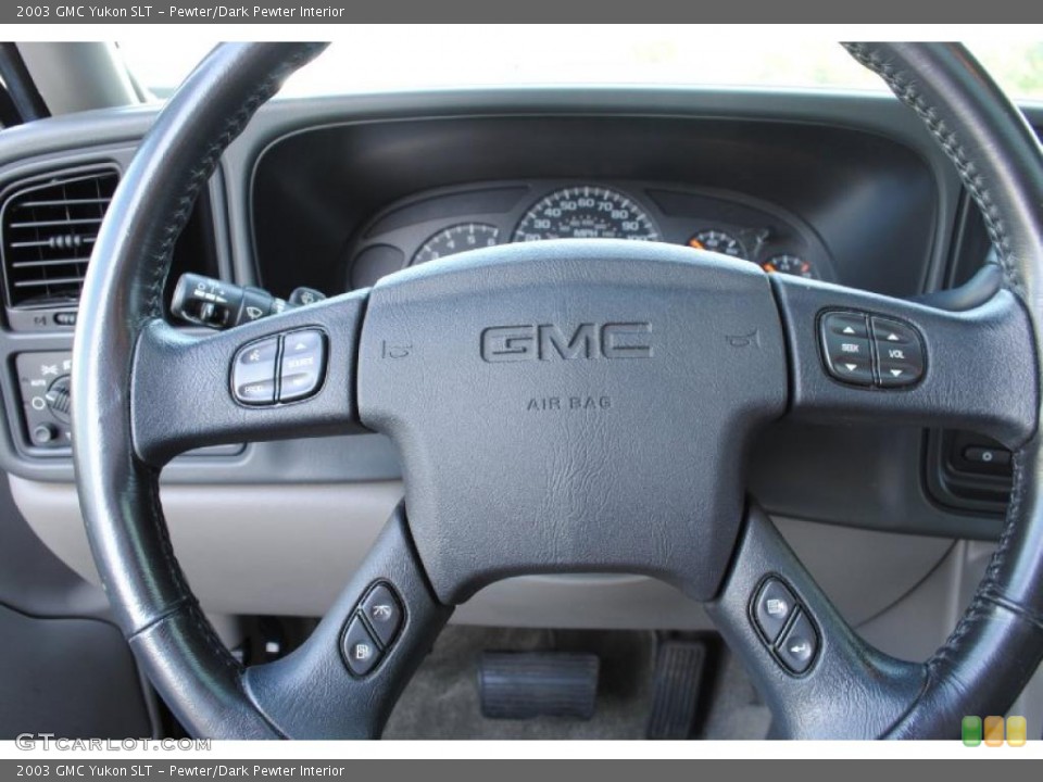 Pewter/Dark Pewter Interior Steering Wheel for the 2003 GMC Yukon SLT #49311024