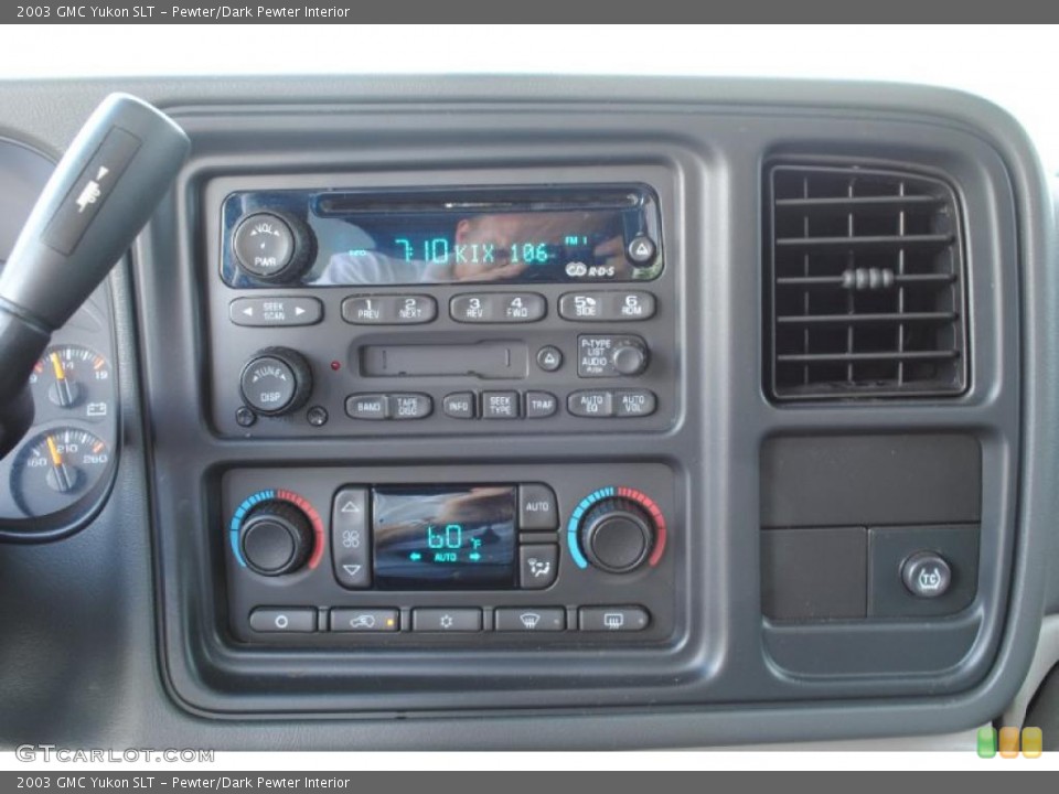 Pewter/Dark Pewter Interior Controls for the 2003 GMC Yukon SLT #49311045