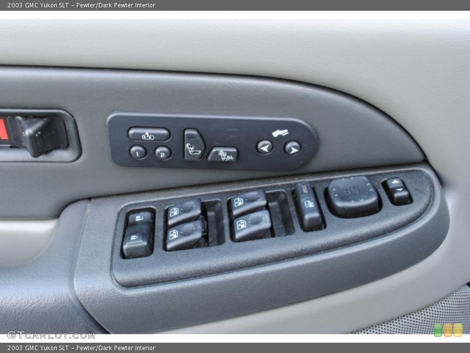 Pewter/Dark Pewter Interior Controls for the 2003 GMC Yukon SLT #49311078