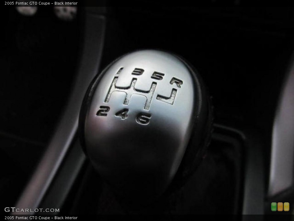 Black Interior Transmission for the 2005 Pontiac GTO Coupe #49312476