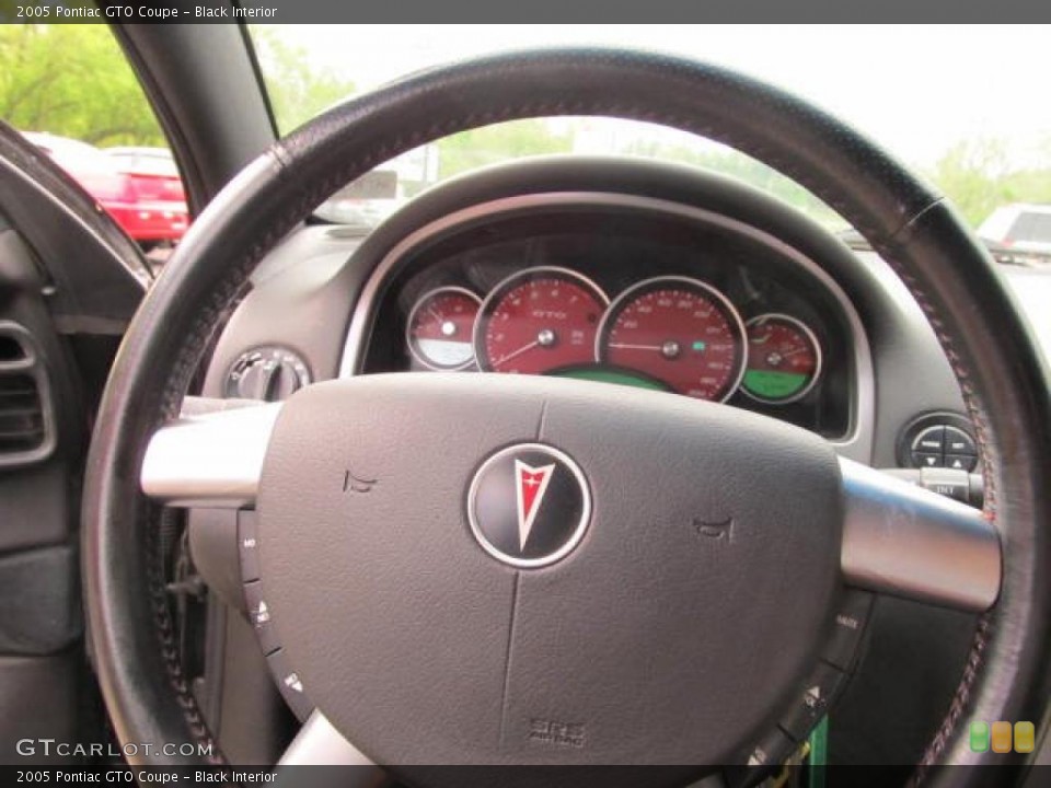 Black Interior Gauges for the 2005 Pontiac GTO Coupe #49312500