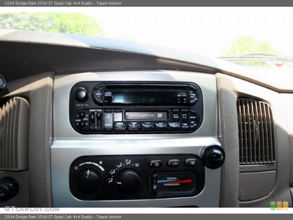 Taupe Interior Controls for the 2004 Dodge Ram 3500 ST Quad Cab 4x4 Dually #49313328