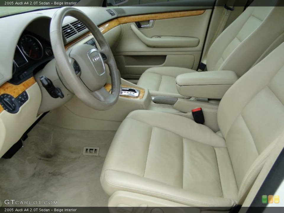 Beige Interior Photo for the 2005 Audi A4 2.0T Sedan #49315023