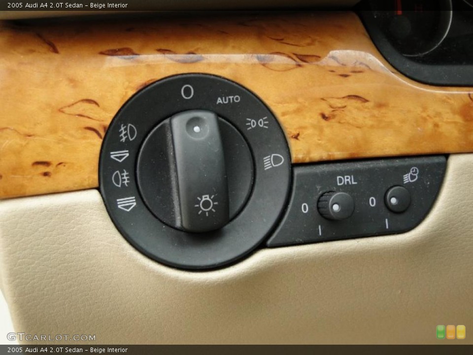 Beige Interior Controls for the 2005 Audi A4 2.0T Sedan #49315098