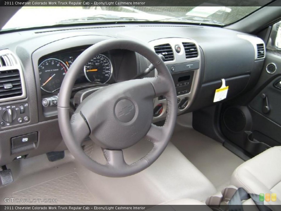 Ebony/Light Cashmere Interior Dashboard for the 2011 Chevrolet Colorado Work Truck Regular Cab #49315737