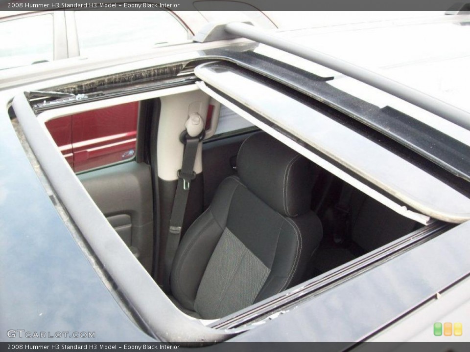 Ebony Black Interior Sunroof for the 2008 Hummer H3  #49315794