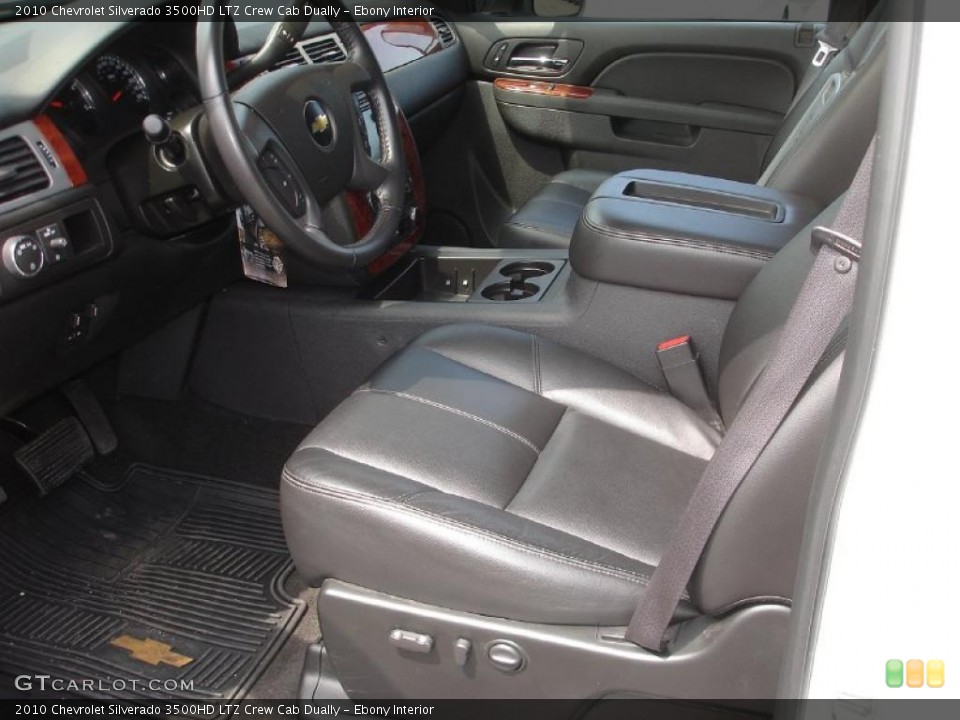 Ebony Interior Photo for the 2010 Chevrolet Silverado 3500HD LTZ Crew Cab Dually #49317243