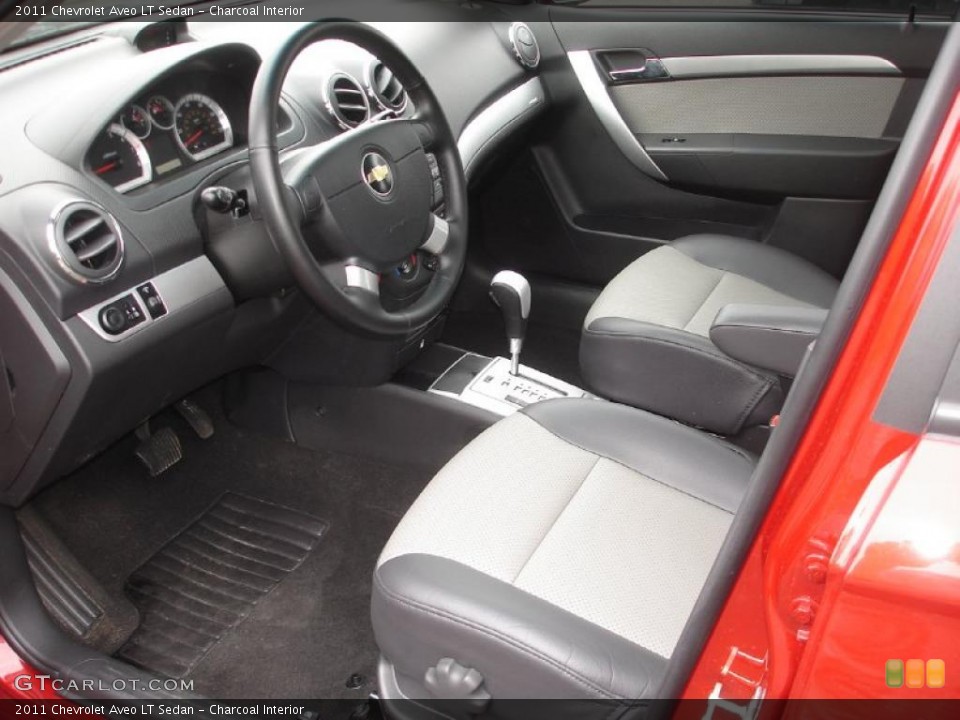 Charcoal Interior Photo for the 2011 Chevrolet Aveo LT Sedan #49317933