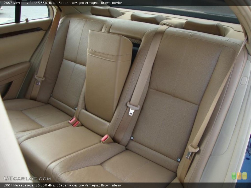 designo Armagnac Brown Interior Photo for the 2007 Mercedes-Benz S 550 4Matic Sedan #49318077