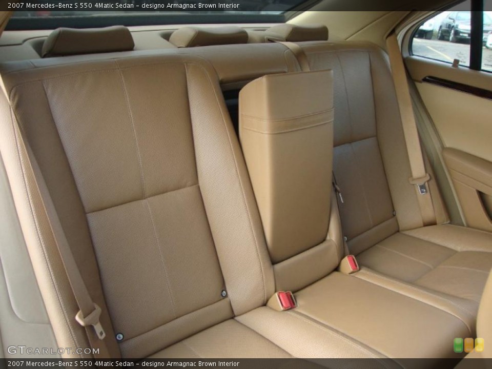 designo Armagnac Brown Interior Photo for the 2007 Mercedes-Benz S 550 4Matic Sedan #49318107