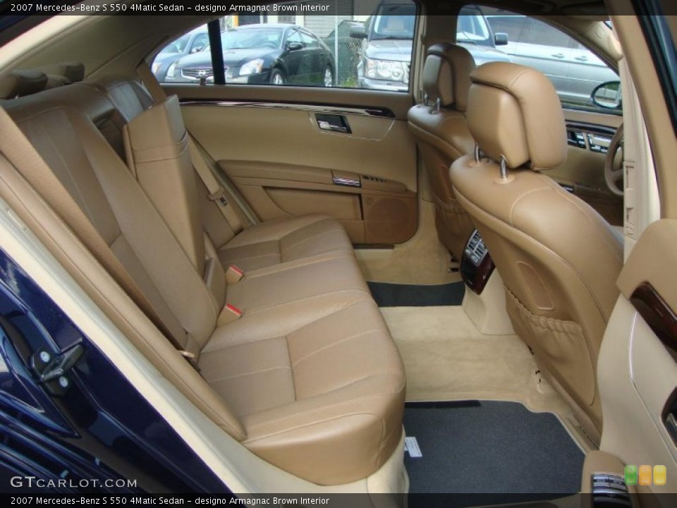 designo Armagnac Brown Interior Photo for the 2007 Mercedes-Benz S 550 4Matic Sedan #49318122