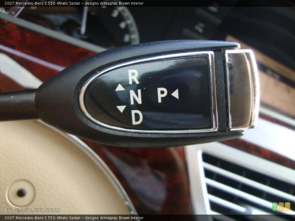 designo Armagnac Brown Interior Transmission for the 2007 Mercedes-Benz S 550 4Matic Sedan #49318215