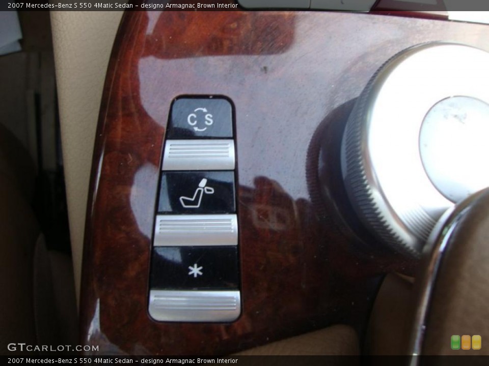 designo Armagnac Brown Interior Controls for the 2007 Mercedes-Benz S 550 4Matic Sedan #49318242