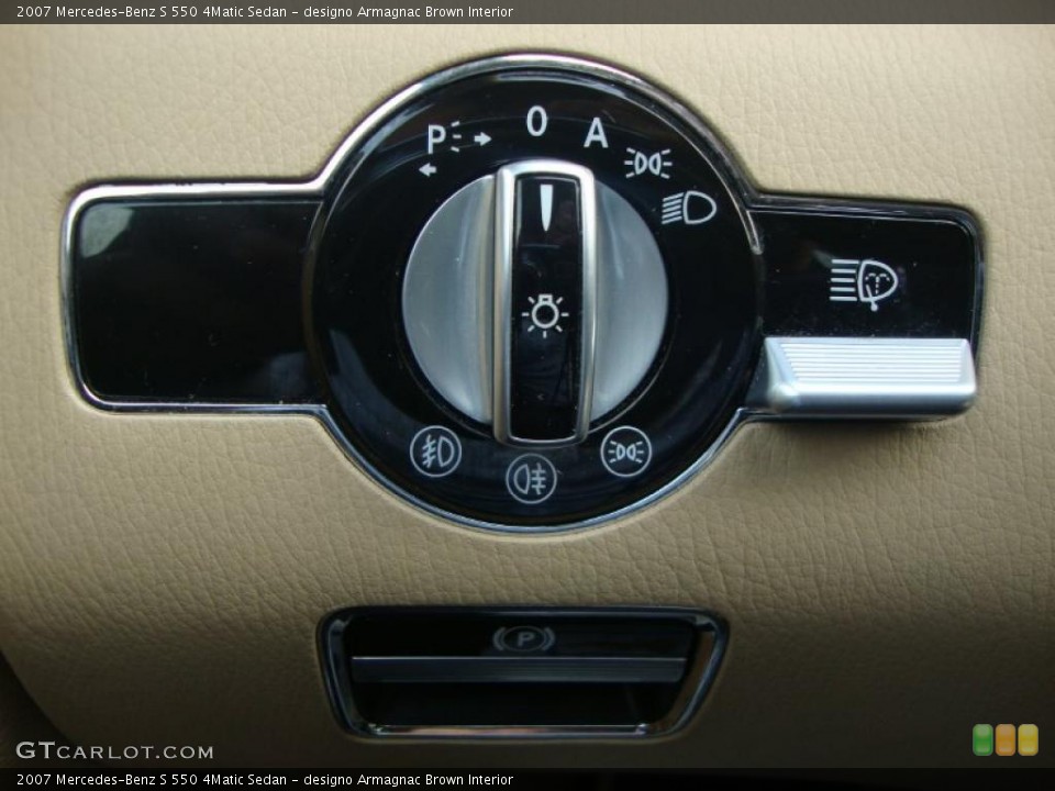 designo Armagnac Brown Interior Controls for the 2007 Mercedes-Benz S 550 4Matic Sedan #49318371