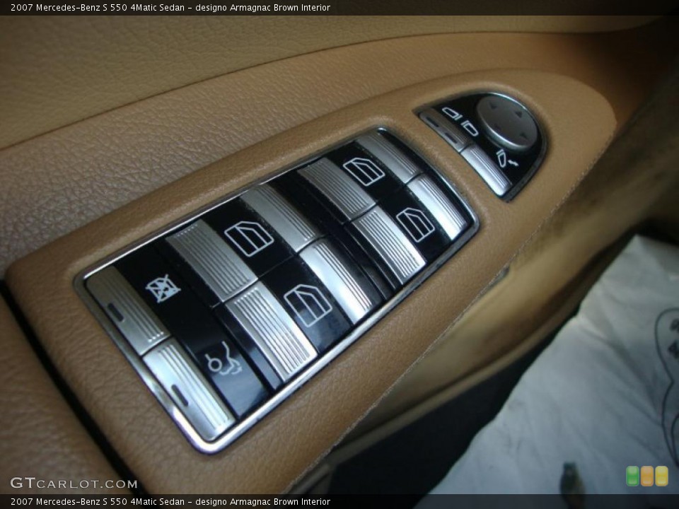 designo Armagnac Brown Interior Controls for the 2007 Mercedes-Benz S 550 4Matic Sedan #49318386